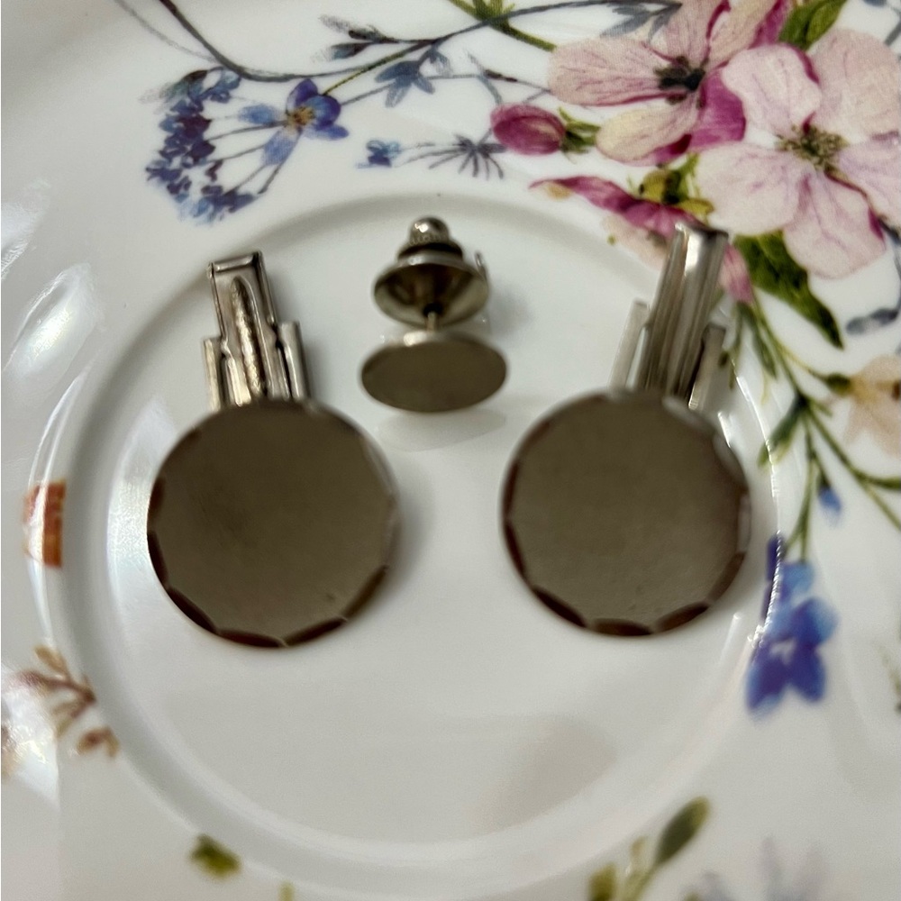 Sterling Silver Vintage Cufflinks and Tie Tack